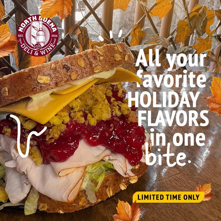 North Buena Deli Instagram post: 🧡 Thanksgiving Sandwich 🧡